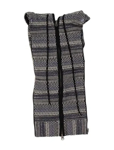 Pre-owned Veronica Beard Printed Dickey In Blue
