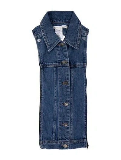 Pre-owned Veronica Beard Printed Dickey In Blue
