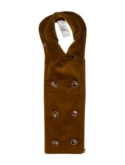 Pre-owned Veronica Beard Printed Dickey In Brown
