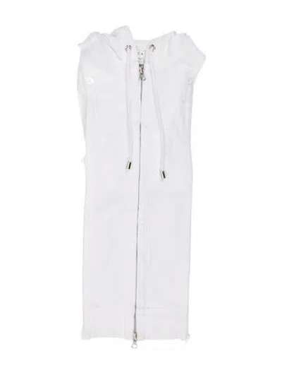 Pre-owned Veronica Beard Printed Dickey In White