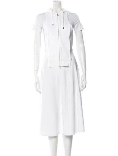 Pre-owned Veronica Beard Printed Dickey In White