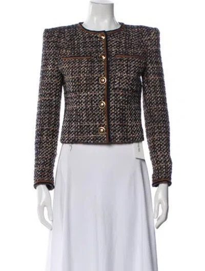 Pre-owned Veronica Beard Printed Evening Jacket