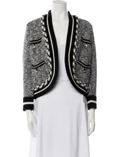 Pre-owned Veronica Beard Printed Evening Jacket In Blue