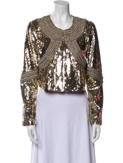 Pre-owned Veronica Beard Printed Evening Jacket W/ Tags In Multi