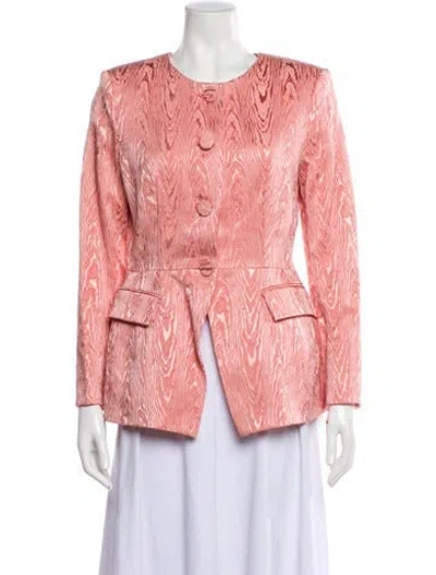Pre-owned Veronica Beard Printed Evening Jacket W/ Tags In Pink