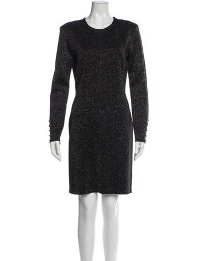 Pre-owned Veronica Beard Printed Knee-length Dress In Black