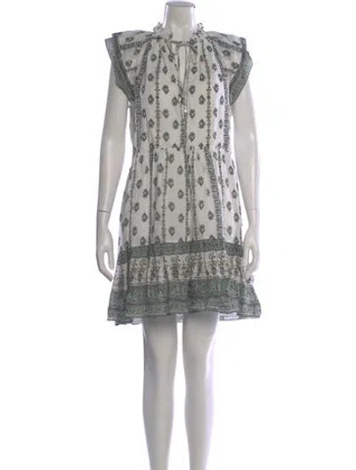 Pre-owned Veronica Beard Printed Knee-length Dress In Multi