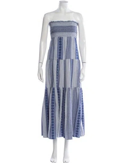 Pre-owned Veronica Beard Printed Long Dress