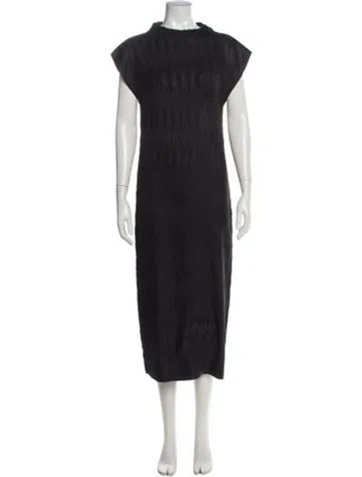 Pre-owned Veronica Beard Printed Long Dress W/ Tags In Gray