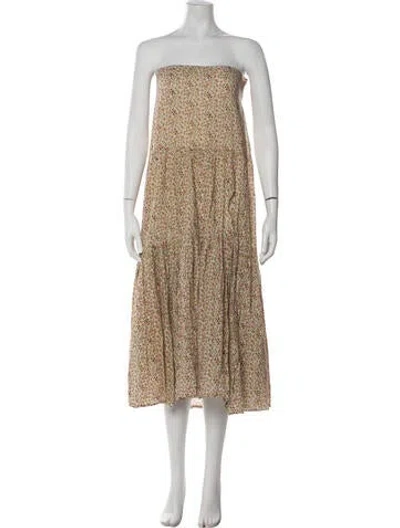 Pre-owned Veronica Beard Printed Long Skirt