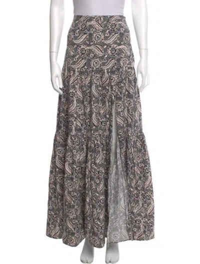 Pre-owned Veronica Beard Printed Long Skirt In Multi