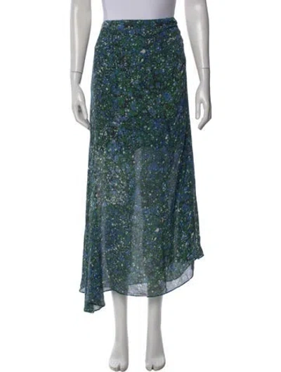 Pre-owned Veronica Beard Printed Midi Length Skirt In Black
