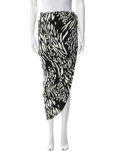 Pre-owned Veronica Beard Printed Midi Length Skirt In Multi