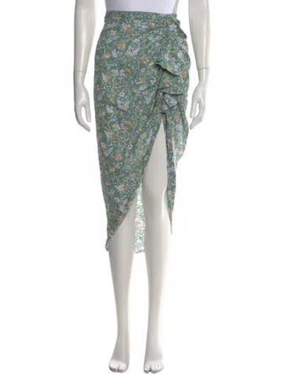 Pre-owned Veronica Beard Printed Midi Length Skirt In Multi