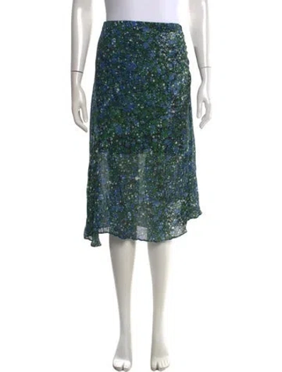 Pre-owned Veronica Beard Printed Midi Length Skirt In Multi
