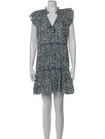 Pre-owned Veronica Beard Printed Mini Dress