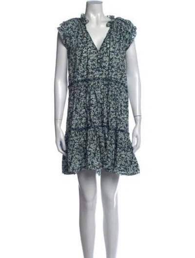Pre-owned Veronica Beard Printed Mini Dress