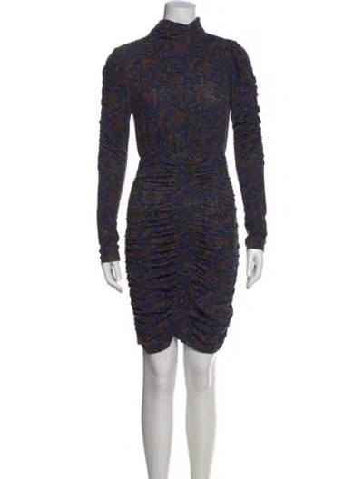 Pre-owned Veronica Beard Printed Mini Dress In Multi
