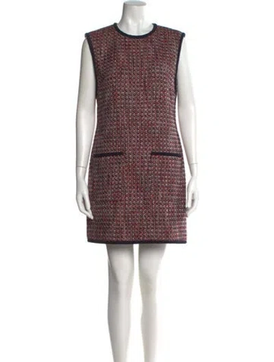 Pre-owned Veronica Beard Printed Mini Dress In Multi