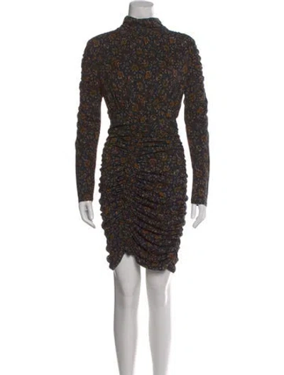 Pre-owned Veronica Beard Printed Mini Dress In Multi