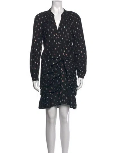 Pre-owned Veronica Beard Printed Mini Dress In Multi