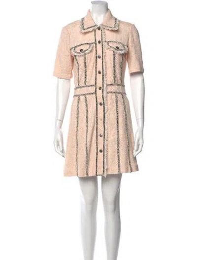 Pre-owned Veronica Beard Printed Mini Dress In Pink