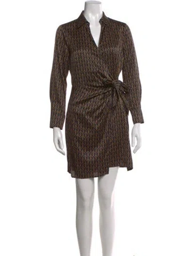 Pre-owned Veronica Beard Printed Mini Dress W/ Tags In Blue