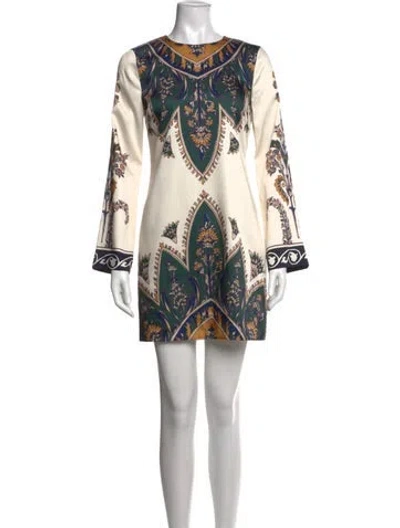 Pre-owned Veronica Beard Printed Mini Dress W/ Tags In Multicolor