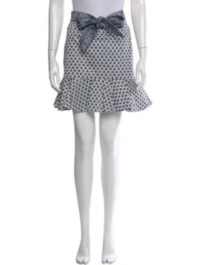 Pre-owned Veronica Beard Printed Mini Skirt W/ Tags In Multi