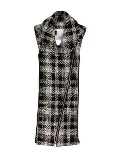 Pre-owned Veronica Beard Printed Scarf In Black