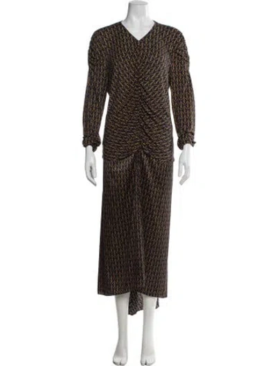Pre-owned Veronica Beard Printed Skirt Set In Blue
