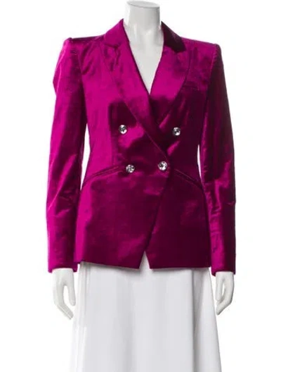 Pre-owned Veronica Beard Printed Trench Coat In Pink