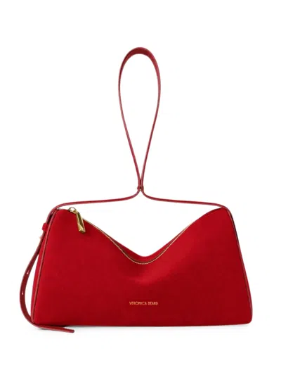 Veronica Beard Prism Logo-detail Handbag In Red