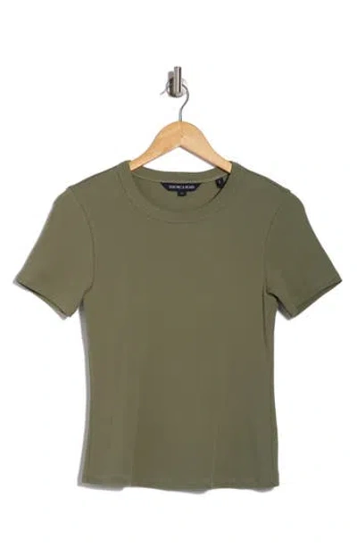 Veronica Beard Pruitt Stretch Cotton T-shirt In Sage