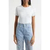 Veronica Beard Pruitt Stretch Cotton T-shirt In Multi
