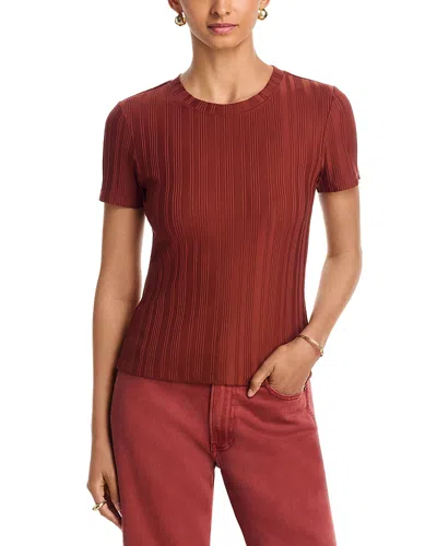 Veronica Beard Pruitt Tee In Brown