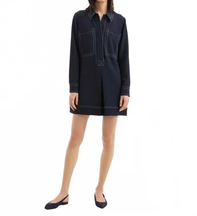 Veronica Beard Pryce Dress In Navy In Blue