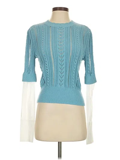 Pre-owned Veronica Beard Pullover Sweater In Blue