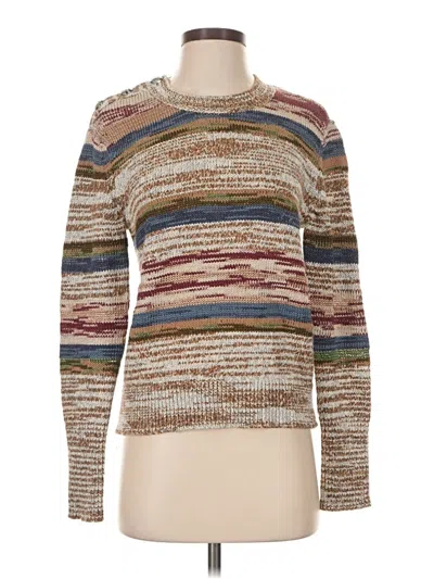 Pre-owned Veronica Beard Pullover Sweater In Brown