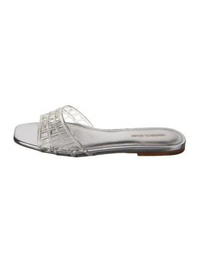 Pre-owned Veronica Beard Pvc Slides In Transparent