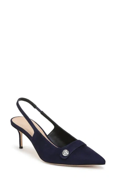 Veronica Beard Rami Slingback Pump In Blue