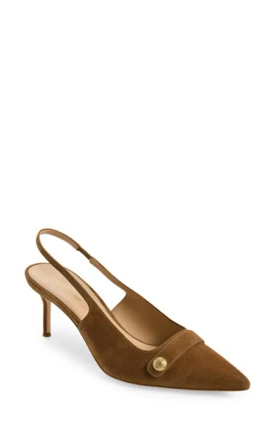 Veronica Beard Rami Slingback Pump In Brown