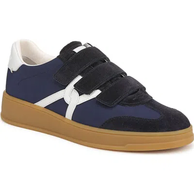 Veronica Beard Reagan Sneaker In Deep Blue/coconut