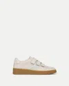 Veronica Beard Reagan Velcro Sneaker In Neutral