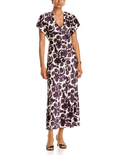 Veronica Beard Redgrave Printed Maxi Dress In Multi