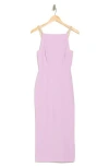 Veronica Beard Reese Chain-embellished Crepe Midi Dress In Barely Orchid