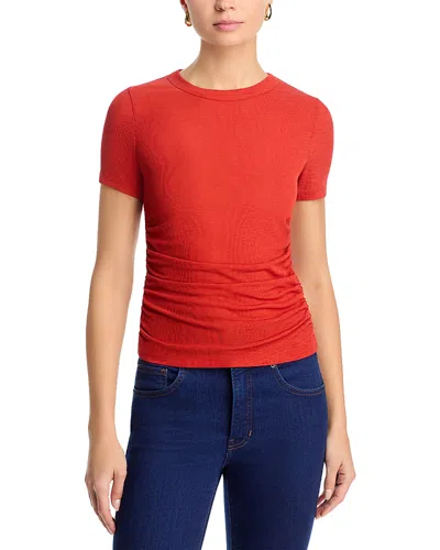 Veronica Beard Remus Tee In Red