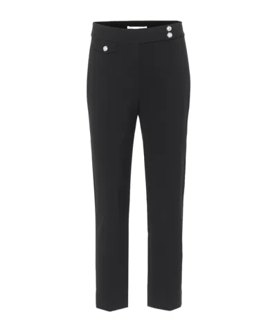 VERONICA BEARD RENZO HIGH-RISE SLIM CROPPED PANTS