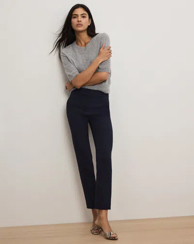 Veronica Beard Renzo Slim-leg Pant In Blue