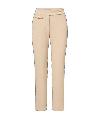 Veronica Beard Renzo Slim-leg Pant In Brown